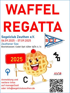 Flyer Waffelregatta 2025